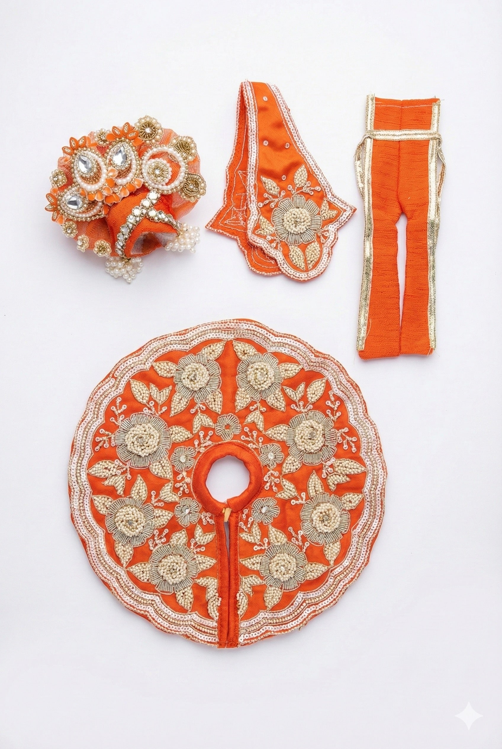 Kesar Pushp Shringar Laddu Gopal Poshak