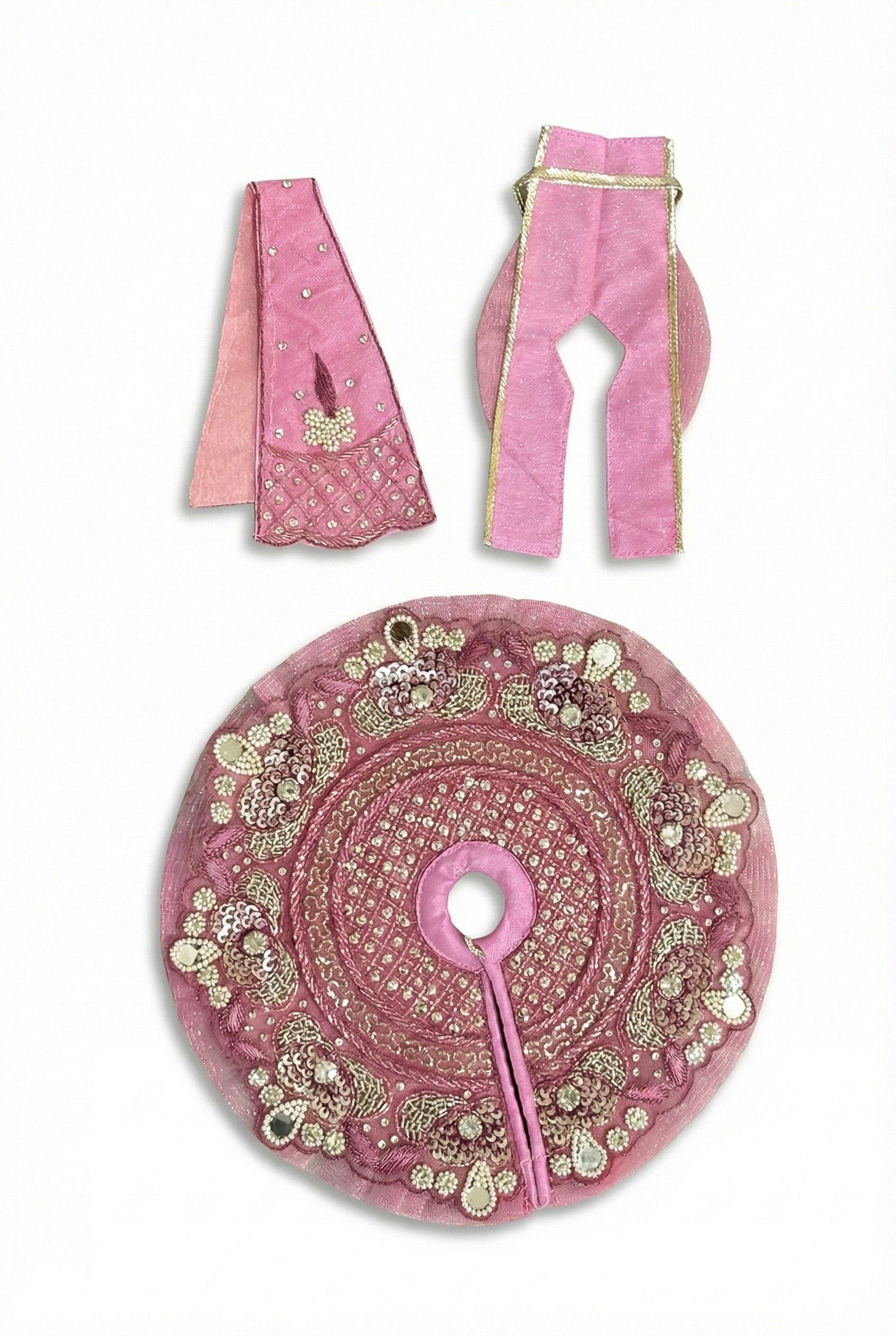 Gulnaar Gulab Shringar Laddu Gopal Poshak