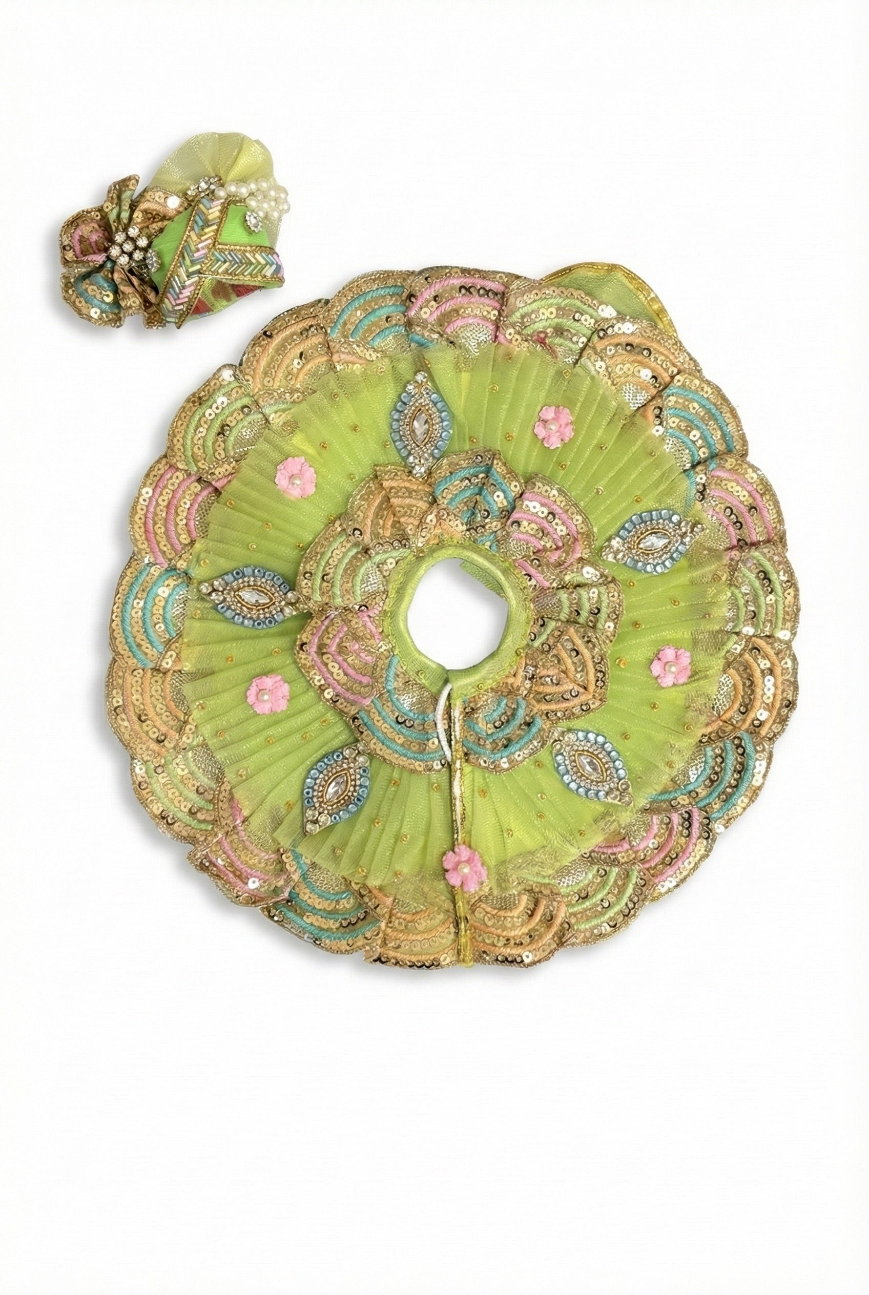 Vasant Phoolwari Laddu Gopal Poshak