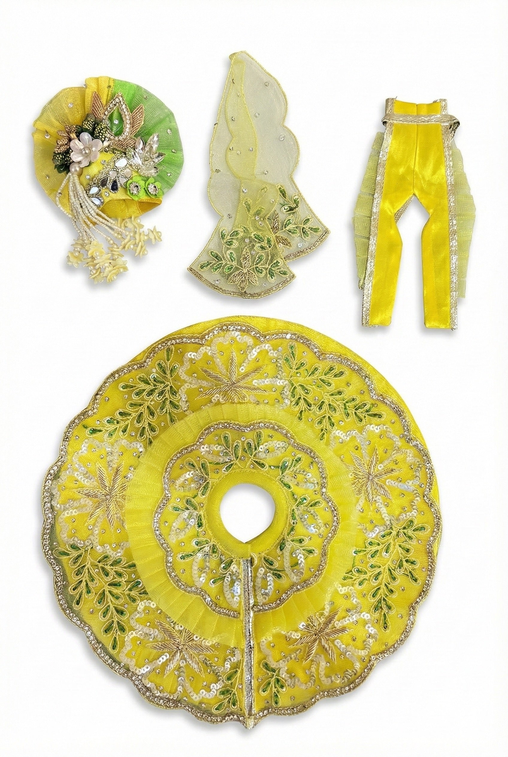 Basant Vanraj Laddu Gopal Poshak